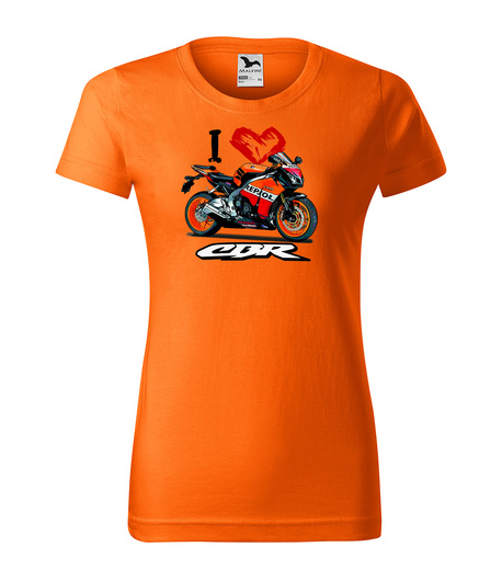 tričko CBR - dámské - oranžové