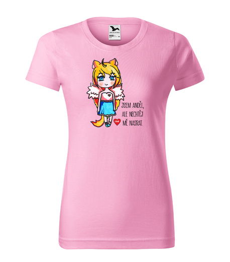 tričko Anděl - dámské - růžové