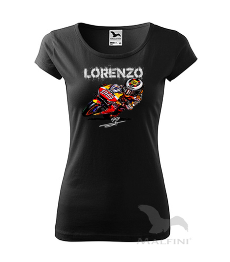 tričko LORENZO - černé  - dámské