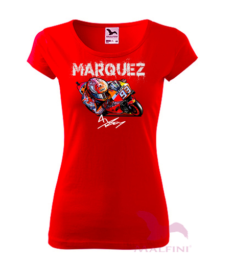 tričko MARQUEZ - červené  - dámské