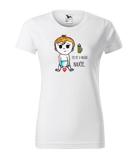 tričko Mimi - dámské - bílé