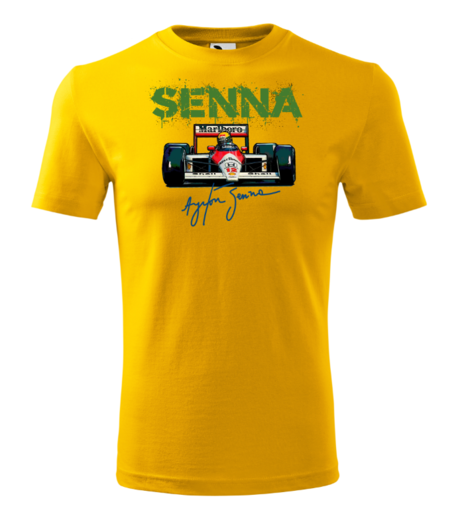 tričko Senna - žluté