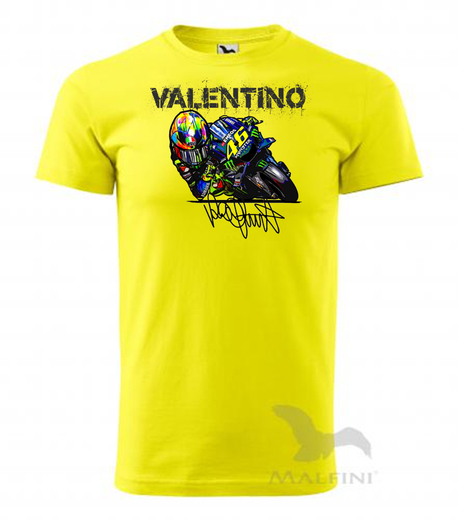 tričko VALENTINO - žlutá